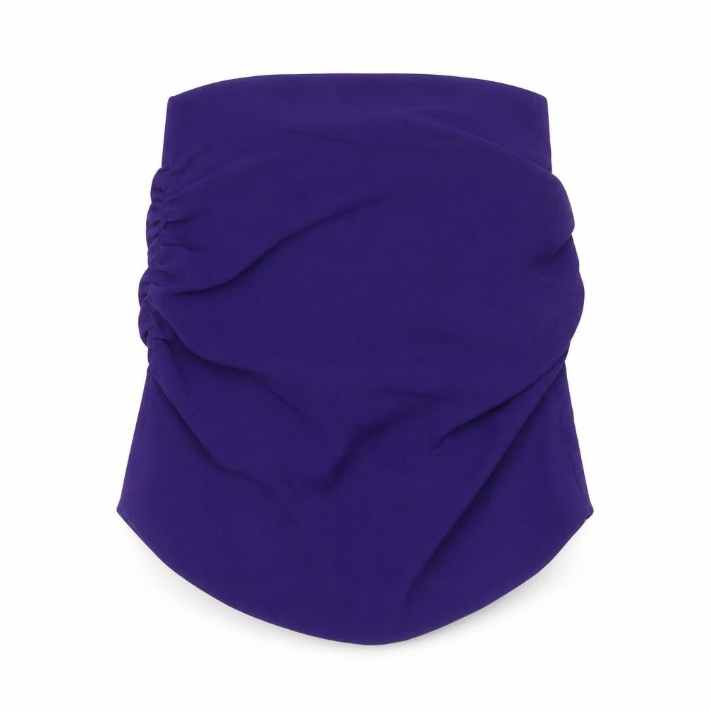 Zara Women Purple Strapless Camisole Top XS Woven Partywear