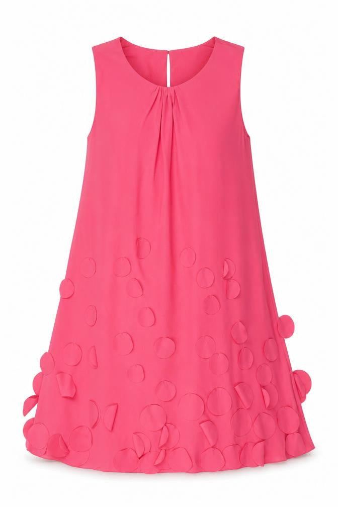 Coast Women Pink Sleeveless Shift Dress Size 8 Party Elegant