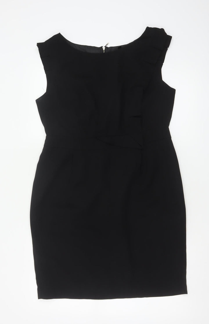 Marks and Spencer Women’s Black Size 14 Sleeveless Sheath Dress