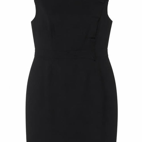 Marks and Spencer Women’s Black Size 14 Sleeveless Sheath Dress
