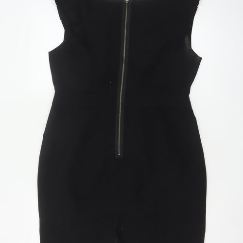 Marks and Spencer Women’s Black Size 14 Sleeveless Sheath Dress