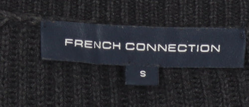French Connection Women's Black Long Sleeve Jumper Dress Size S