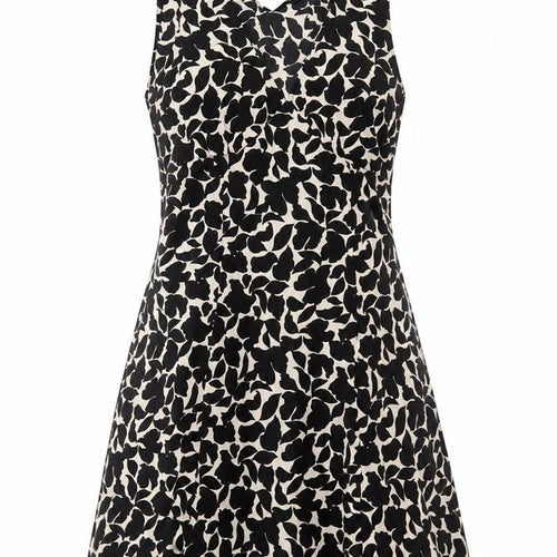 Uniqlo Women Black A-Line Sleeveless V-Neck Short Dress Size S