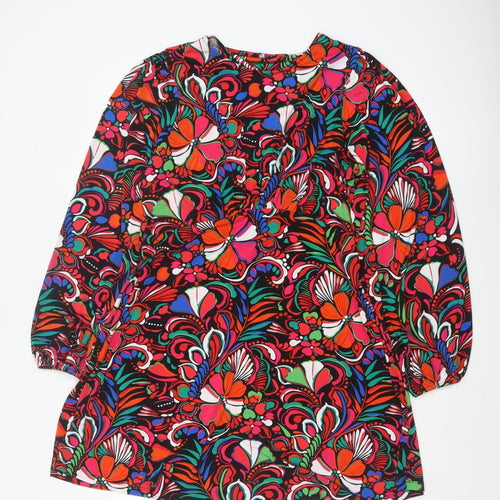 Matalan Women's Multicoloured A-Line Short Dress Size 14