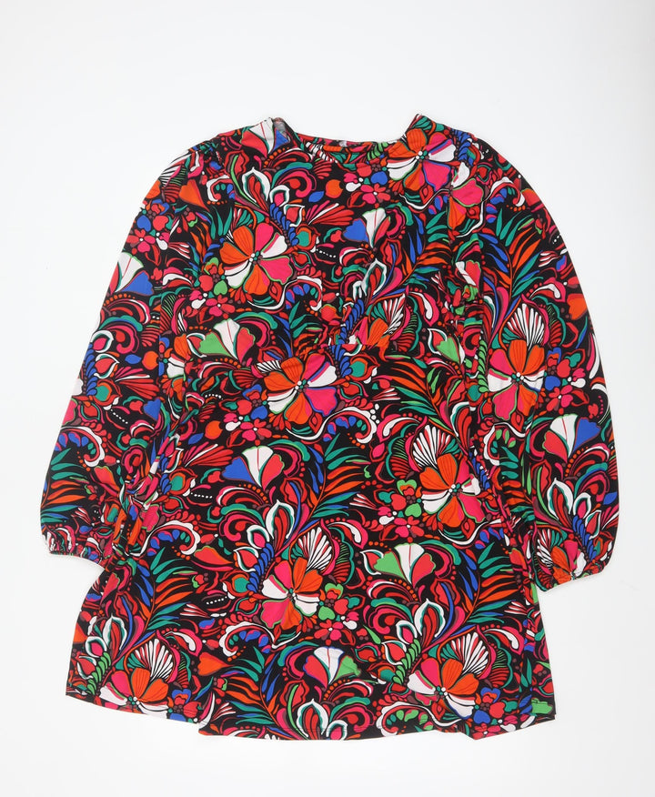 Matalan Women's Multicoloured A-Line Short Dress Size 14