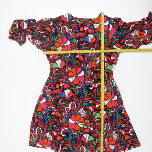 Matalan Women's Multicoloured A-Line Short Dress Size 14