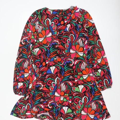Matalan Women's Multicoloured A-Line Short Dress Size 14