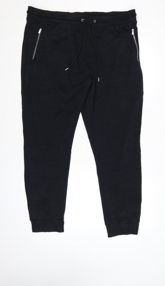 Marks and Spencer Autograph Men's Black XL Jogger Trousers