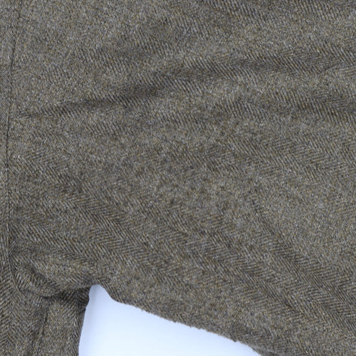 SIMS Men's Brown Tweed Parka Jacket Hooded Size L Outdoor