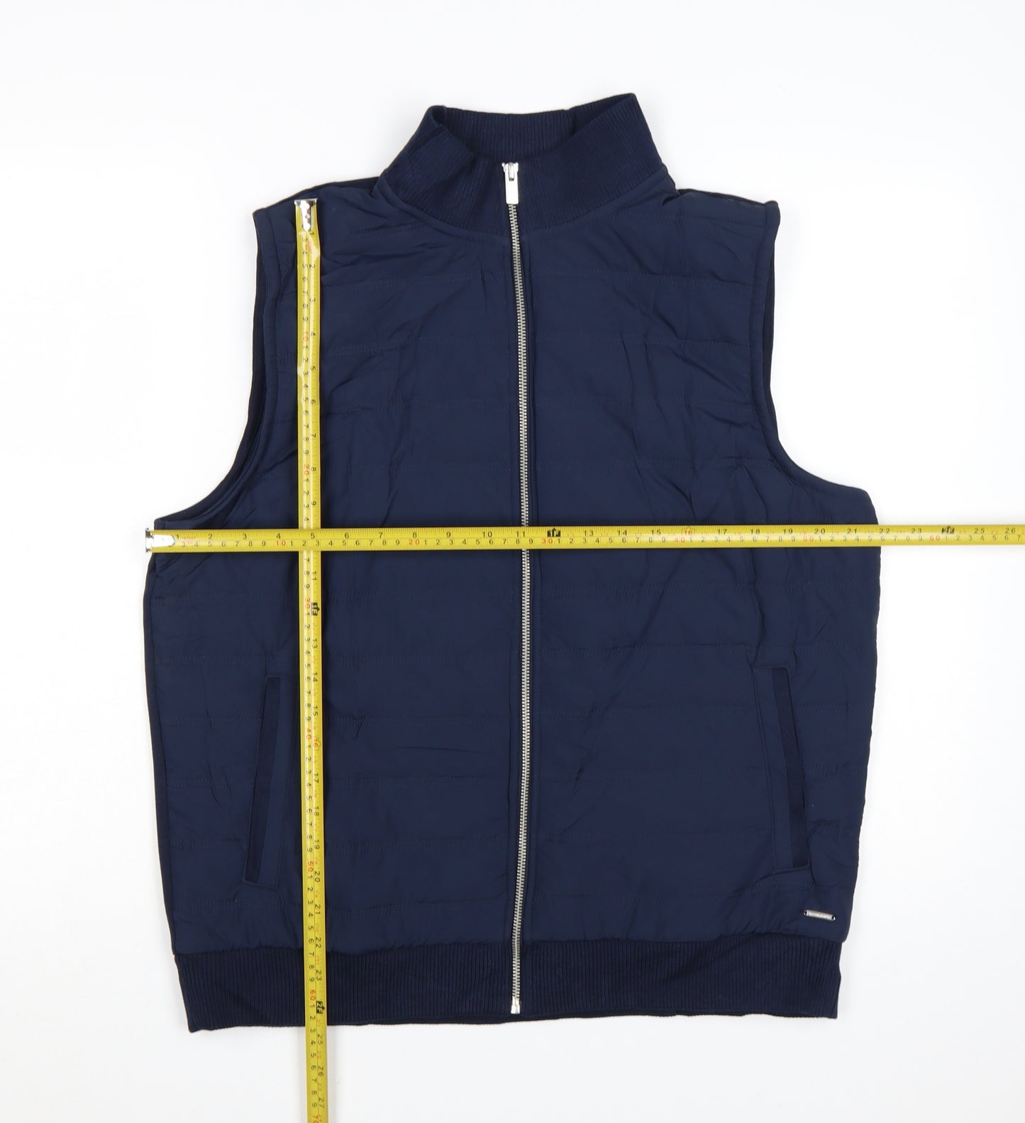 Marks and Spencer Men’s Blue Quilted Bodywarmer Gilet L
