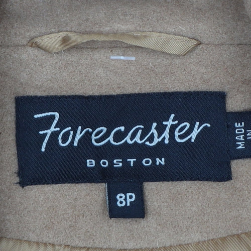 Forecaster Boston Women’s Beige Wool Pea Coat Size 8P