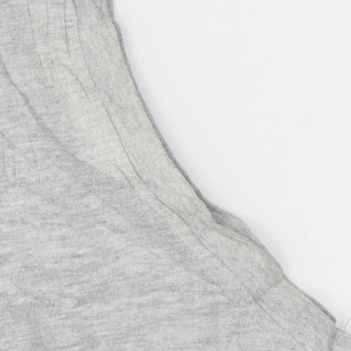 Slazenger Womens Grey Sleeveless Tank Top L Basic Cotton Blend