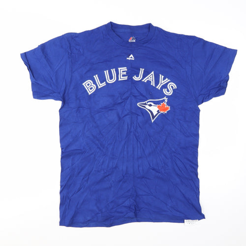 Majestic Men's Blue Toronto Blue Jays Graphic T-Shirt Size M