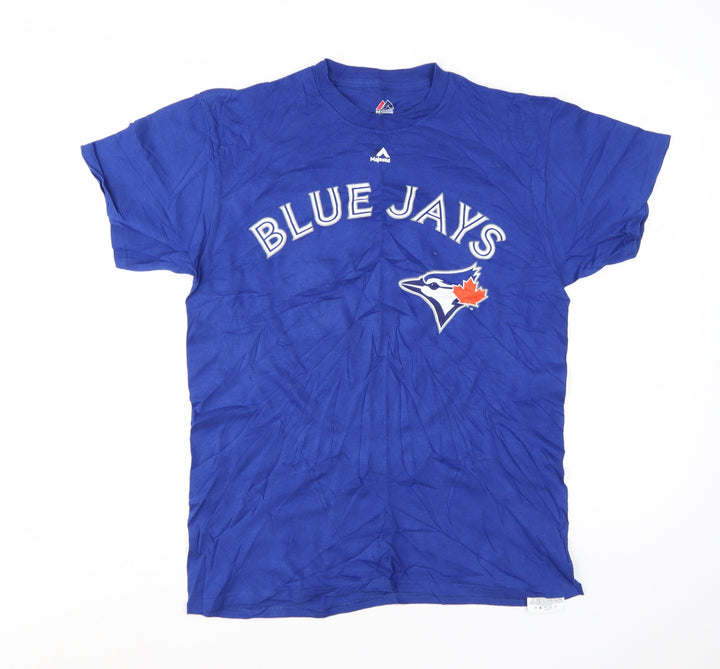 Majestic Men's Blue Toronto Blue Jays Graphic T-Shirt Size M