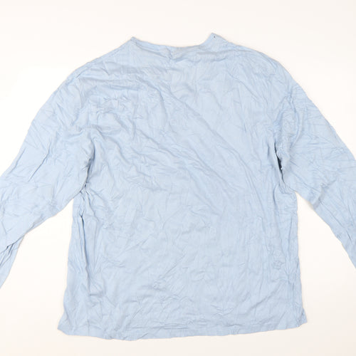 Ted Baker Men's Blue Long Sleeve Pyjama Top XL Cotton Blend