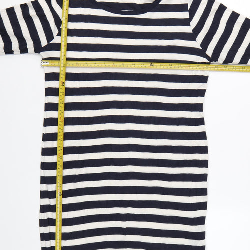 Marks and Spencer Women’s Multicoloured Striped T-Shirt Dress Size 14