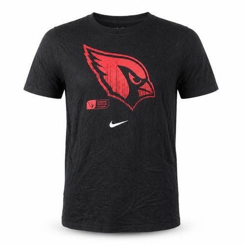 Nike Boys Black 14-16 Years American Football Logo Graphic T-Shirt