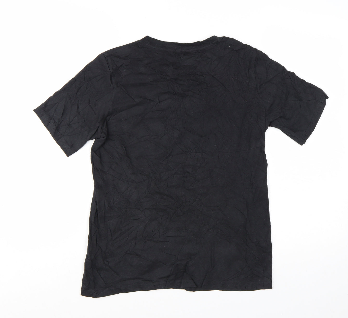 Nike Boys Black 14-16 Years American Football Logo Graphic T-Shirt