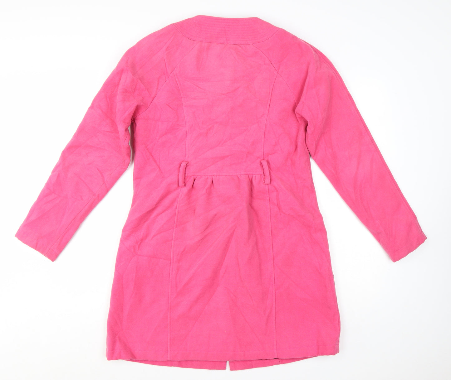 New York Laundry Women's Pink Mid-Length Button Coat Size 12