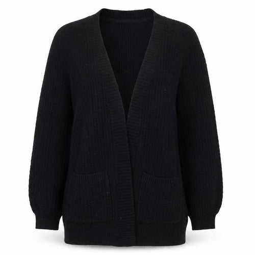 FatFace Women's Black Long Sleeve Knit Cardigan UK 10
