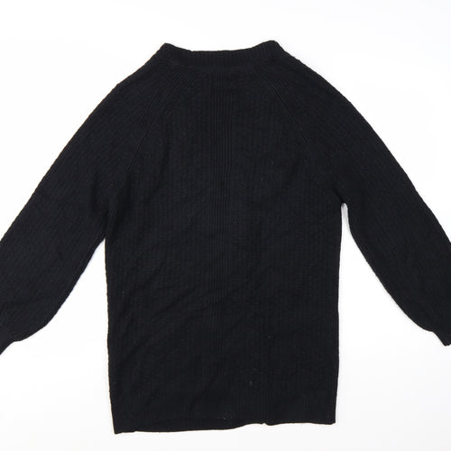 FatFace Women's Black Long Sleeve Knit Cardigan UK 10