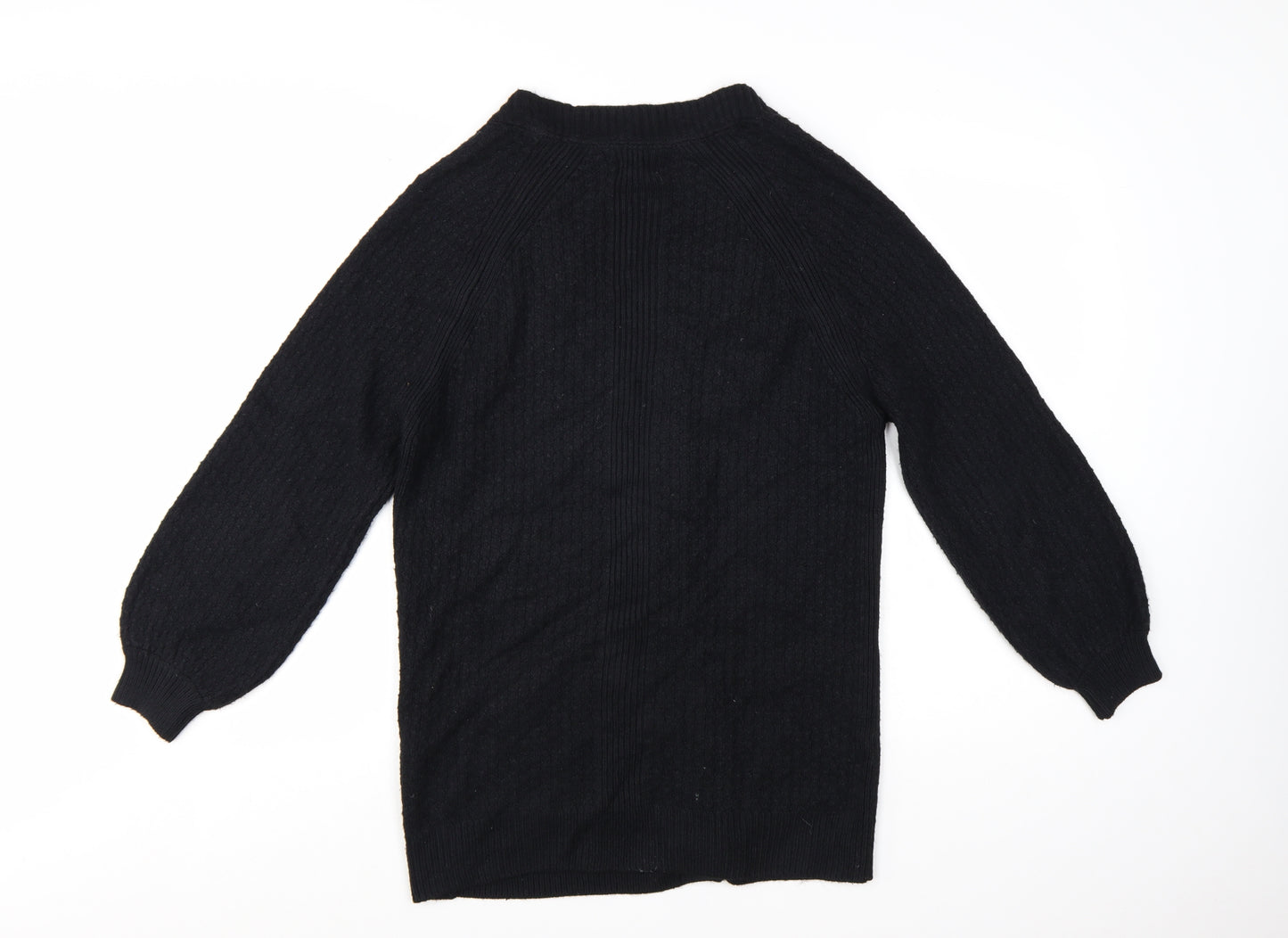 FatFace Women's Black Long Sleeve Knit Cardigan UK 10