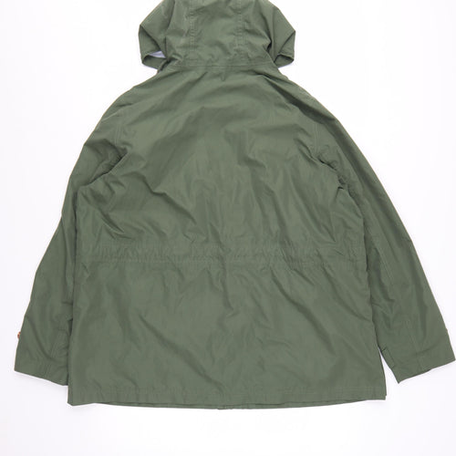Regatta Womens Green Hooded Parka Jacket Size 20 Waterproof Lined