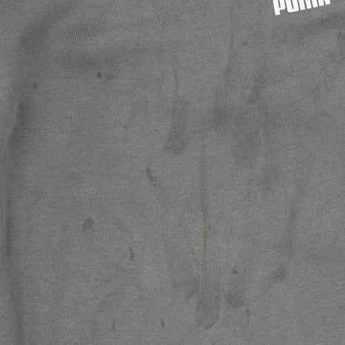 Puma Men's Grey Jogger Trousers L Casual Sportswear