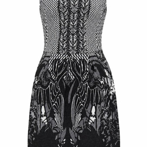 Rinascimento Women’s Black Knit Bodycon Dress M Sleeveless Partywear