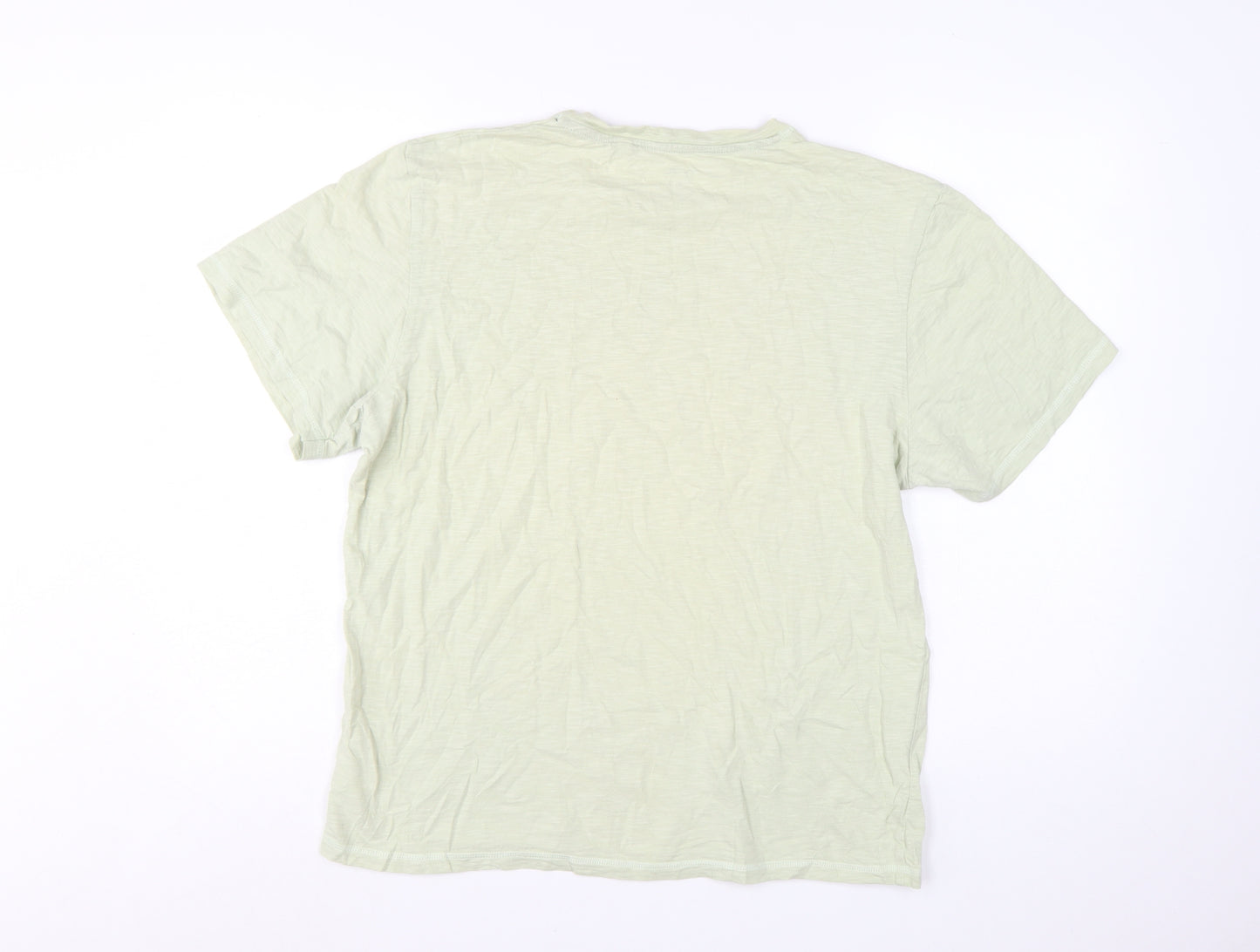 Next Women’s Green Graphic Cotton T-Shirt Size L Casual Summer