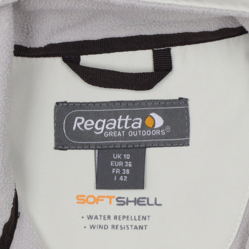 Regatta Women's Ivory Softshell Jacket UK 10 Lightweight Wind Resistant