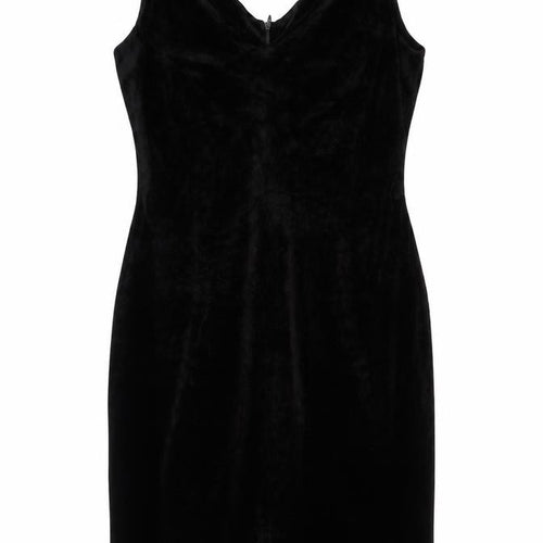 Grace Collection Women's Black Velvet Sheath Dress Size 10