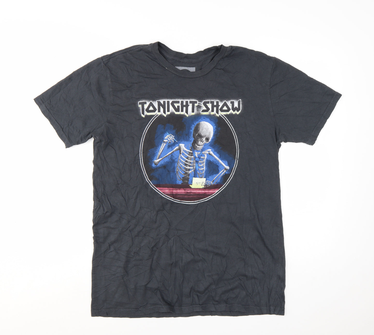 The Tonight Show Jimmy Fallon Men's Black Small 2019 Tour T-Shirt