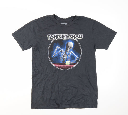 The Tonight Show Jimmy Fallon Men's Black Small 2019 Tour T-Shirt
