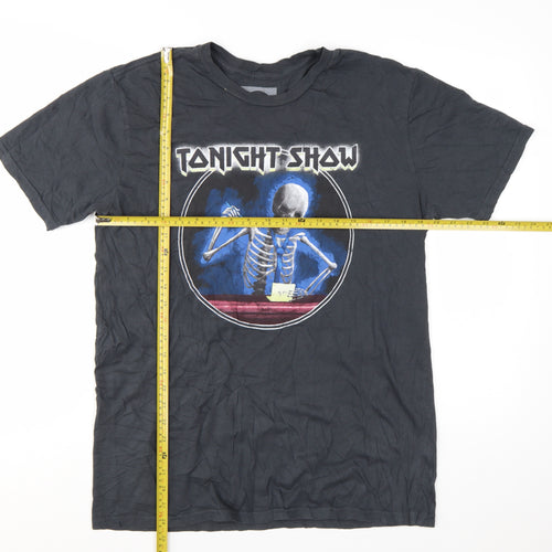 The Tonight Show Jimmy Fallon Men's Black Small 2019 Tour T-Shirt