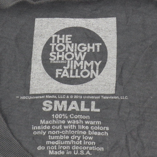 The Tonight Show Jimmy Fallon Men's Black Small 2019 Tour T-Shirt