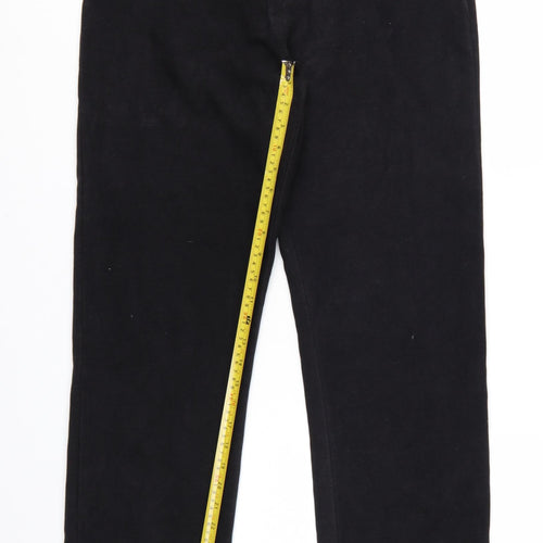 Richards Womens Black Size 14 Straight Leg Trousers