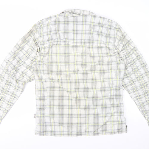 The North Face Men’s Beige Checked Long Sleeve Outdoor Shirt M