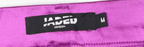 Jaded London Women’s Purple Sequin Wide-Leg Trousers Size M