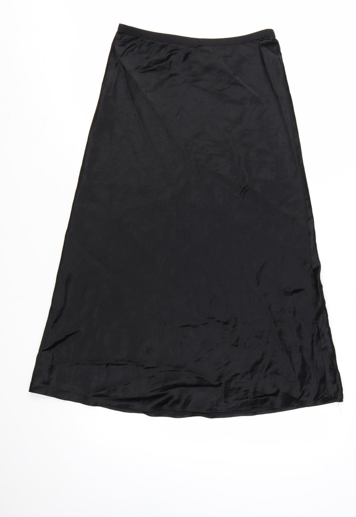 Marks and Spencer Women’s Black A-Line Long Skirt Size 8