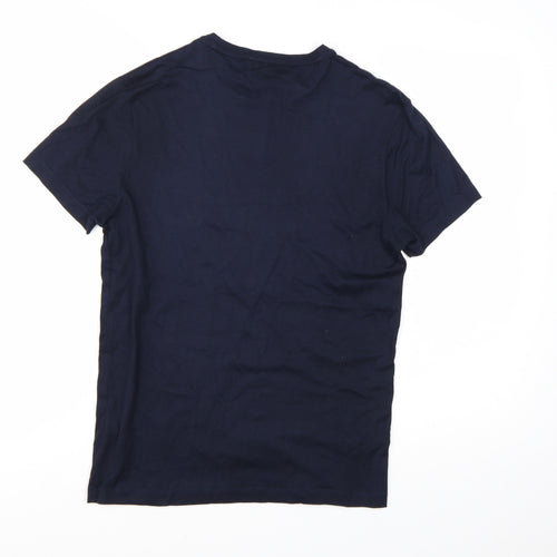 Paul & Shark Women's Blue Cotton Yachting Logo T-Shirt Size S