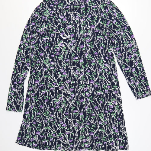 Marks and Spencer Women’s Multicoloured Floral Shift Dress Size 16