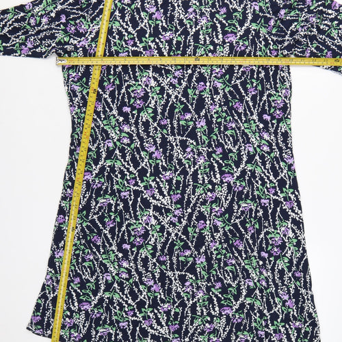 Marks and Spencer Women’s Multicoloured Floral Shift Dress Size 16