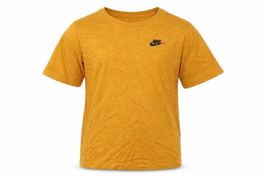 Nike Boys Mustard Yellow Short Sleeve T-Shirt 158-170cm Classic Fit