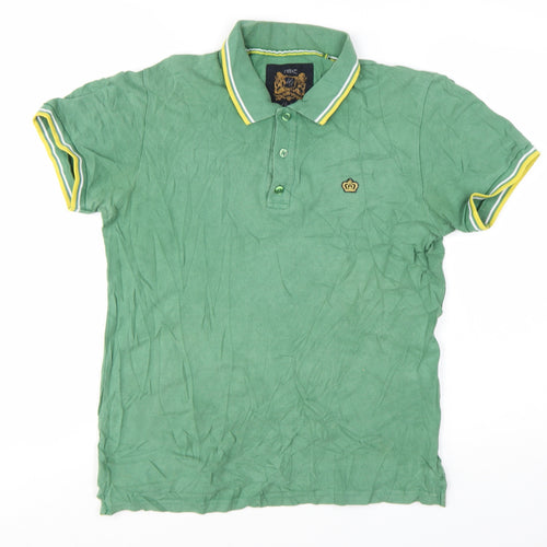 Next Men's Green Classic Polo Shirt Medium Cotton Short Sleeve