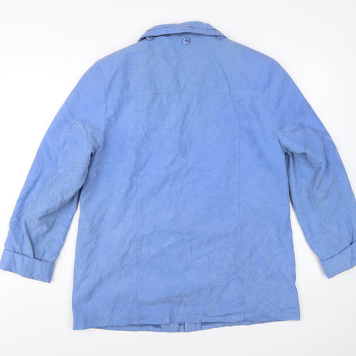 Cotswold Collections Women's Blue Size 12 Mid-Length Basic Jacket