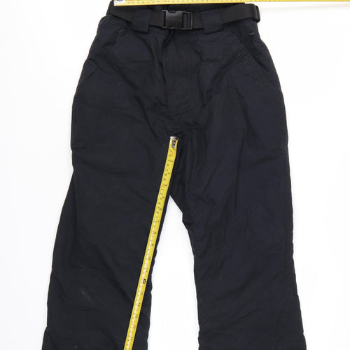 White Stuff Women's Black Snow Pants S Waterproof Insulated Winter Trousers