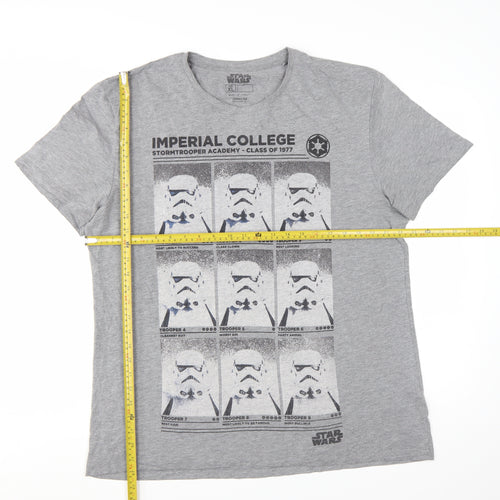 Tu Star Wars Men's Grey XL Graphic Stormtrooper T-Shirt