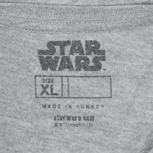 Tu Star Wars Men's Grey XL Graphic Stormtrooper T-Shirt