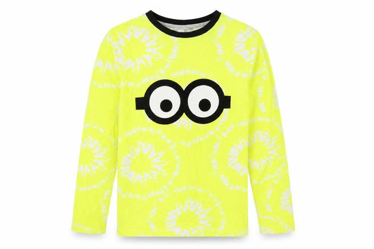 Next Minions Boys Yellow Long Sleeve T-Shirt 12 Years Tie Dye Cotton